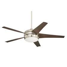 Midway Eco Brushed Steel Energy Star 54 Inch Ceiling Fan With Light Kit Emerson Fans Stem Ceiling Fan Led Ceiling Fan Ceiling Fan With Light
