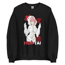 Hen-Tai Cute Kawaii Otaku Japan Kanji Ramen Anime Manga Gift Sweatshirt |  eBay