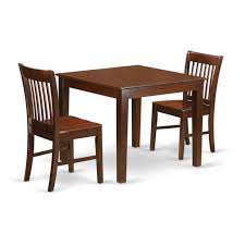( 3.1 ) out of 5 stars 76 ratings , based on 76 reviews current price $234.99 $ 234. Dinette Set With One Oxford Dining Table Two Chairs 44 Mahogany 3 Piece Walmart Com Walmart Com