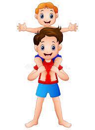 Check out our big brother clipart selection for the very best in unique or custom, handmade pieces from our papercraft shops. Big Brother Giving His Little Brother Piggyback Ride Stock Vector Illustration Of Bonding People 89952242