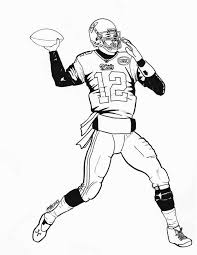 New England Patriots Coloring Pages Printable Football Coloring Pages Sports Coloring Pages New England Patriots Players