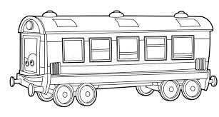 Train Coloring Page For The Children Stock Illustration Illustration Of Loco Comic 37652485