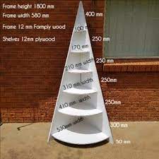 How To Make A Corner Christmas Tree Shelf Corner Christmas Tree Christmas Tree Village Display Christmas Tree Village