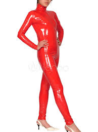 The spy catsuit trope as used in popular culture. Without Hood Without Gloves Without Feet Front Zipper From Neck To Hip Custom Making Service Is Available Pvc Catsuit Catsuit Metallic Bodysuit