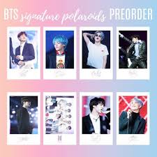 Limited Edition Preorder Bts Polaroids Photocards W Signatures Set Of 16 Imagens Bts Poster Pra Imprimir Bts Poster