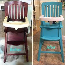 reece s high chair eddie bauer high chair makeover with chalk paint highchair cover wooden high chairs baby high chair