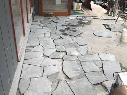 We'll look at how to prepare the existing concrete ready for installation, the tools you'll need. Flagstone Sanding Can You Do It Christies Landscapes Canberra Landscaper