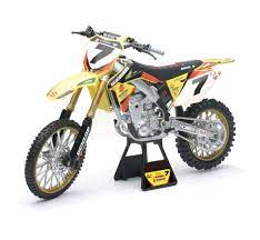 1 6 Scale Yoshimura Suzuki Rm Z450 James Stewart Bike New Ray Toys Ca Inc Suzuki Bike Motocross