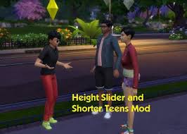 What is á height slider mód for thé sims 4 a sims 4 height slider mod is a type of game modification that helps you adjust a sims height by merely using a . Mod The Sims Height Slider And Shorter Teens Mod V1 2 By Simmythesim Sims 4 Downloads Sims Sims 4 Blog Sims 4