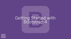 Getting Started With Bootstrap 4, Part 1: Introduction - YouTube