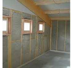 This partition was created by installing steel stud purlins between one of the outboard support posts and a nailer fastened vertically to the existing shed wall. Insulating A Shed Insulation Superstore Help Advice