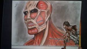 How to draw the colossal titan attack of titan shingeki no. Drawing Eren Vs The Colossal Titan Shingeki No Kyojin Attack On Titan Youtube