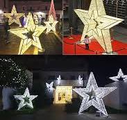 New Design Waterproof 3D Moon and Star Led Motif Lights ...