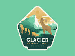 Glacier In 2020 Adventure Logo National Parks Illustration Design
