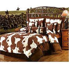 Hiend accents caldwell western cowhide print & faux leather bedding set, super king, chocolate brown 5 pc 12. Cowskin Cowhide Print Western Bedding Set Twin