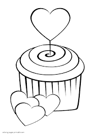 Beautiful balloons for birthday coloring page kids holiday pages. Valentines Day Balloons Coloring Pages Novocom Top
