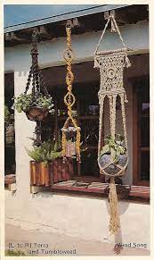 3 Macrame Pot Hanger Pattern Pdf Diy Beginner Basic Etsy Vintage Macrame Patterns Macrame Plant Hanger Patterns Macrame