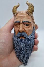 Mini God of War Mimir Head.