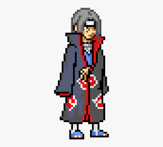 Naruto Itachi Pixel Art Hd Png Download Kindpng The gif doesn't support 'soft' transparencies, so a pixel is either on (coloured) or off (transparant). naruto itachi pixel art hd png