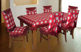 We did not find results for: Buy Design And Decor Dining Table Chair Covers Set Of 6 Cotton 13pcs Set 1 Table Cloth 6 Chair Cover 6 Chair Mats Online At Low Prices In India Amazon In