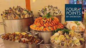 All cardholders are entitled to hsbc entertainer deals, but there are a handful of hsbc entertainer premium deals that are only for hsbc premier mastercard and visa infinite members, such as the sheraton hotel buffet promotion. Eatery Four Points By Sheraton Puchong Discounts Up To 50 Eatigo