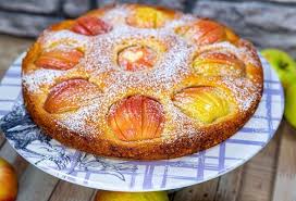 3 große reife bananen 1 apfel Versunkener Apfelkuchen