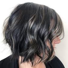 Chocolate brown bob wig with blonde highlights a gorgeous, modern take on the classic bob: 33 Peekaboo Highlights For Fun Edgy Women Photo Ideas