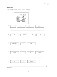 The esl worksheets on this page are arranged by topic. Year End Paper 2 English Year 1