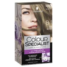 Not sure what to look for in a good blonde hair dye? Buy Schwarzkopf Colour Specialist 8 1 Cool Light Blonde Online At Chemist Warehouse