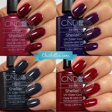 Scorch shellac nail polish is available in an enormous range of colours, so you can easily find the exact shades you are looking for to match that outfit or shoes exactly. Cnd Shellac Swatches Winter Colors Shellac Nail Colors Shellac Nails Fall Cnd Shellac Nails