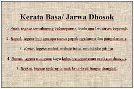 Wewarah kanggo wong urip supaya ora dadi wong sing ala amarga omongane ora becik. Kerata Basa Dalam Bahasa Jawa Dan Artinya Seni Budayaku