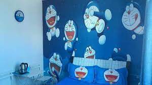 Inspirasi cat kamar warna biru doraemon. Kamar Tema Doraemon Yang Bikin Anak Anak Betah Di Rumah