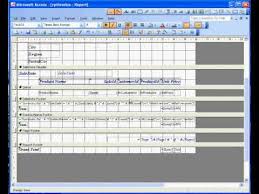 Microsoft Access 2003 Sales Invoice 3 Report Youtube