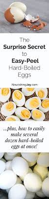 You'll find that people make hard cooked eggs in all sorts of ways. The Surprise Secret To Perfect Easy Peel Hard Boiled Eggs Nourishing Joy