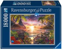 Check spelling or type a new query. Ravensburger Paradise Sunset 18 000 Piece Jigsaw Puzzle For Adults Softclick Technology Means Pieces Fit Together Perfectly