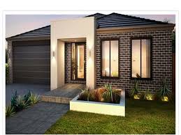 Simple Modern Single Story House Plans Best One Storey Modern House Designs Brick Exterior House Facade House House Designs Exterior