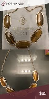 Kendra Scott Valencia Necklace Kendra Scott Jewelry Kendra Scott Brown Tiger Eye