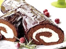 Buche De Noel With Ganache Recipe Yule Log Recipe Cake Roll Yule Log Cake