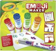 Details About Crayola Emoji Stamp Maker Marker Maker Gift Make Your Own Custom Markers New