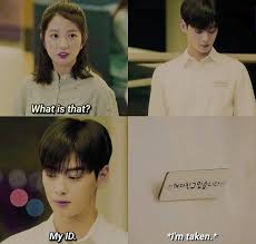 I feel like i've seen you somewhere? My Id Is Gangnam Beauty Ep 16 Drama Funny Korean Drama Quotes Drama Memes