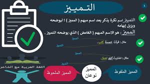 شرح درس التمييز التمييز الملفوظ و التمييز الملحوظ Youtube