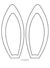 Rabbit paw prints clip art. Bunny Ears Template Easter Pinterest Bunnies Templates And Ears Basteln Ideen Ostern Diy Ostern Basteln Fruhling Ostern