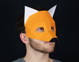 3d Fox Face Mask