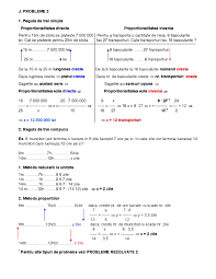 X lei numarul de caiete este direct proportional la matematica. Regula De Trei Simpla