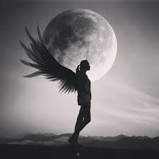 Darkness Op By Unsplash Edit By Me Unsplash Madewithunsplash Beautiful Dark Art Angel Artwork Angel Painting