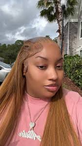 32” Straight honey brown 13x6 full frontal transparent wig 180% density  $290, 30” Straight honey blonde 13x6 lace front transparent wig 180%  density $250 , Delivery available