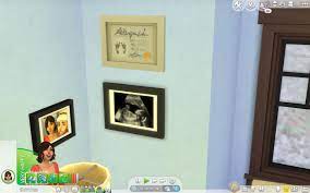 No podemos evaluar ni dar soporte a ningún mod, por lo que no tenemos . Love This Corner In My Sims Bedroom It S Their Son S Birth Certificate And The Sonogram Thesims