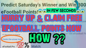 Free Efootball Points In Pes 2021 Mobile Thank You Konami How To Claim Free Efootball Point Youtube