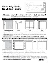 Folge deiner leidenschaft bei ebay! Measuring Guide For Sliding Panels Bali Blinds And Shades