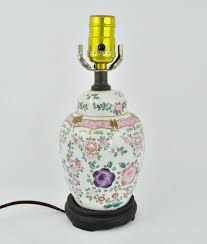 The prices of these jars can vary a lot but you can also find fairly inexpensive ones, like this floral ginger jar with a classic design. Small Pink Floral Ginger Jar Lamp Just Vintage Home